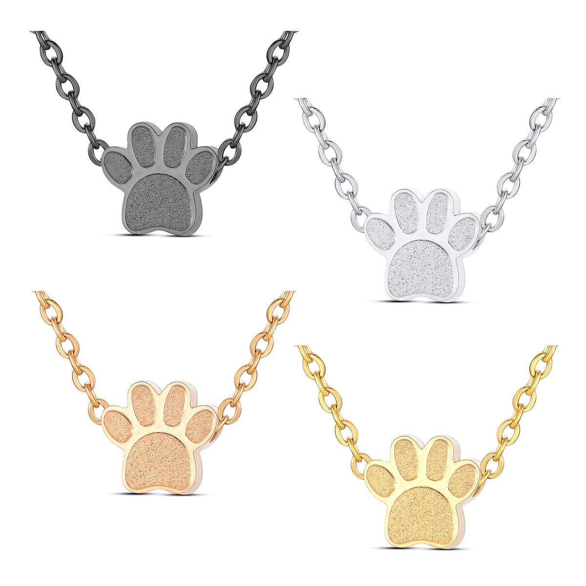 Stainless Steel Paw Print Perfume Necklace (20%OFF WITH CODE/ FIRST TEN PEOPLE ONLY)