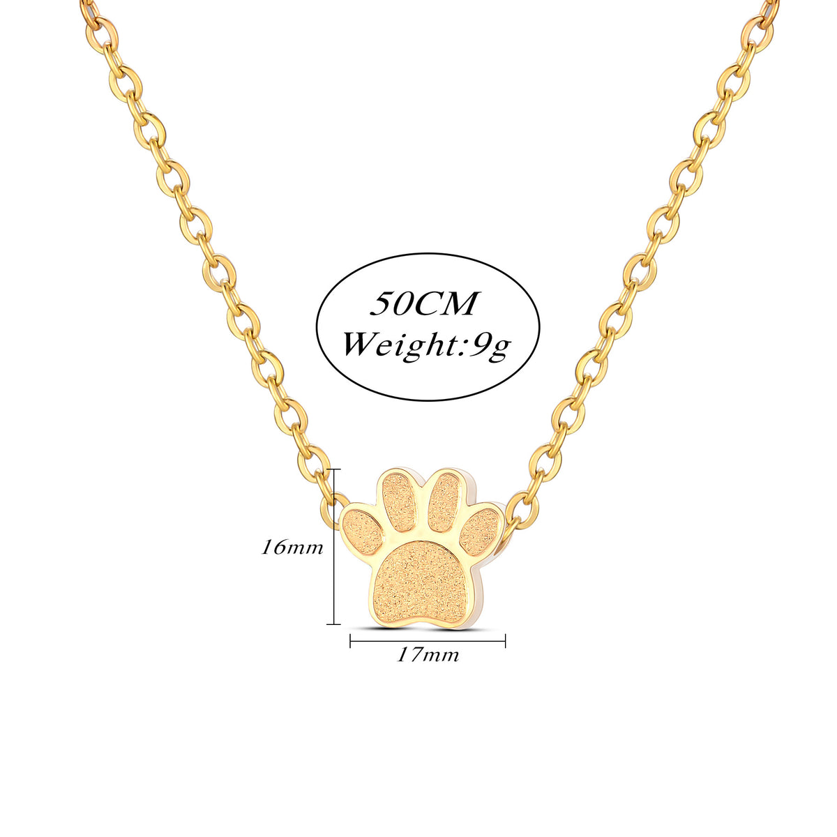Stainless Steel Paw Print Perfume Necklace (20%OFF WITH CODE/ FIRST TEN PEOPLE ONLY)