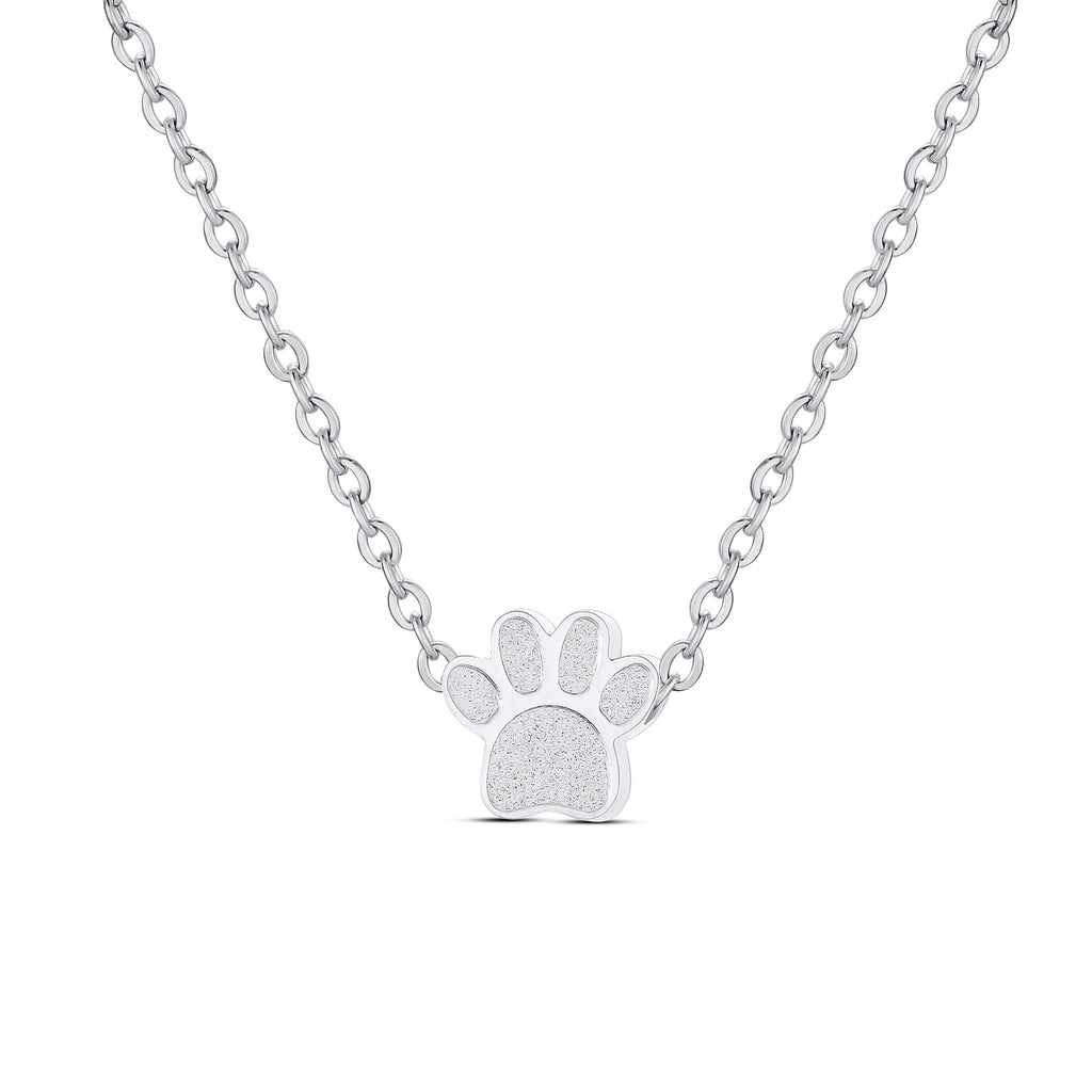 Stainless Steel Paw Print Perfume Necklace (20%OFF WITH CODE/ FIRST TEN PEOPLE ONLY)